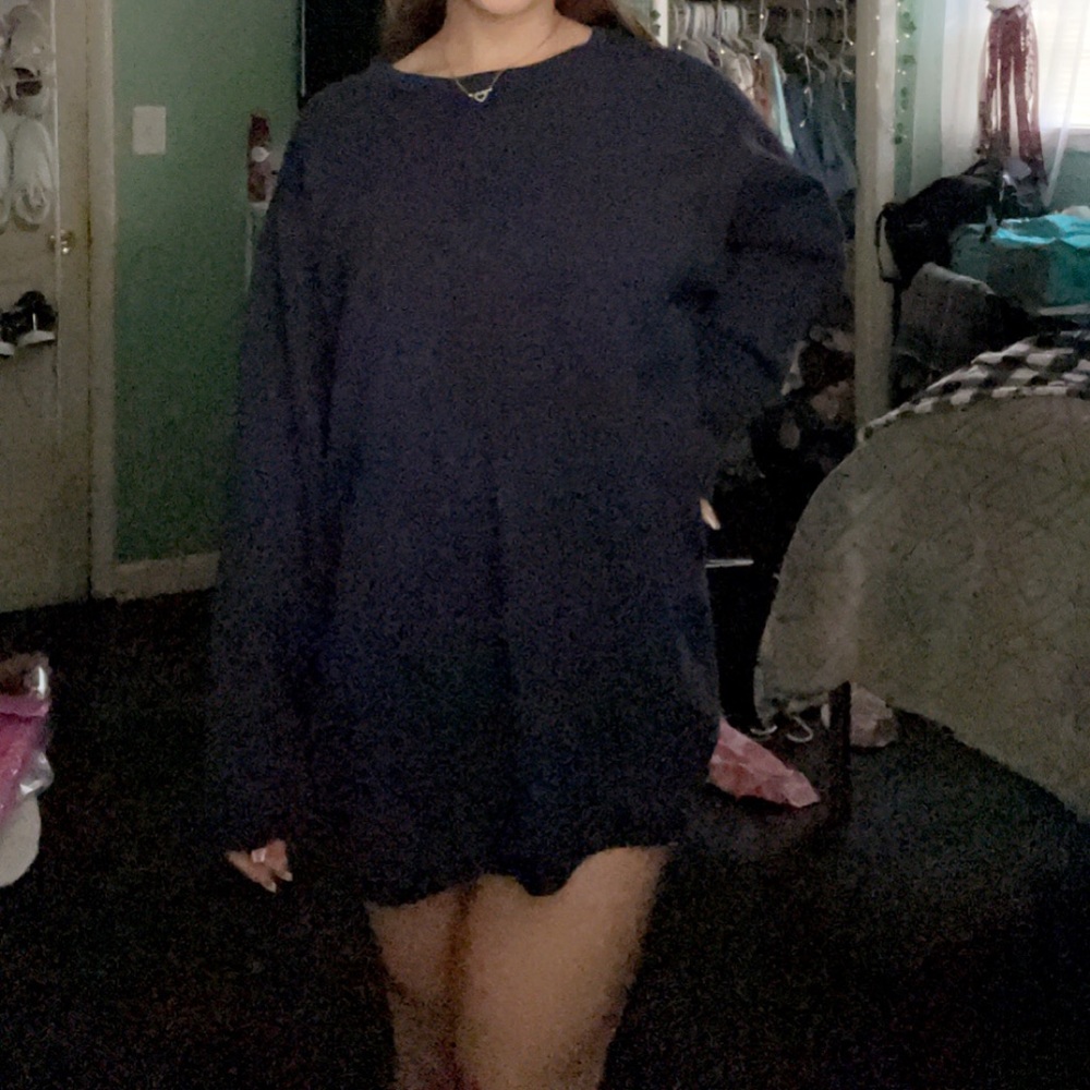 Blue sweatshirt